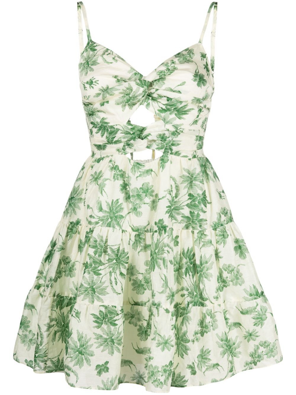 Nances palm-tree-print minidress from SANDRO